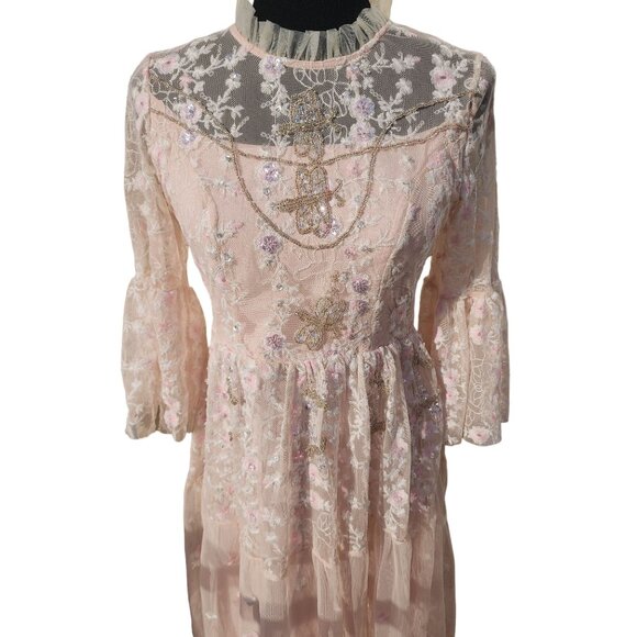 🐇Luxury Designer Couture Wedding Evening Cocktail Prom Party Runway Gown Dress - Picture 13 of 16